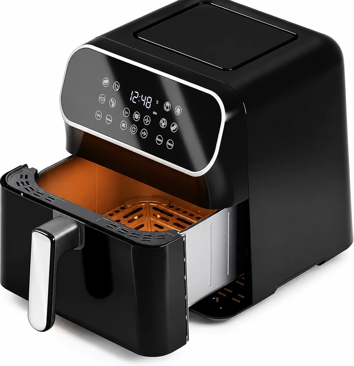 FRITADEIRA ELÉTRICA DIGITAL SEM ÓLEO (AIR FRYER) — TECNOLOGIA, PRATICIDADE E ALIMENTOS MAIS CROCANTES