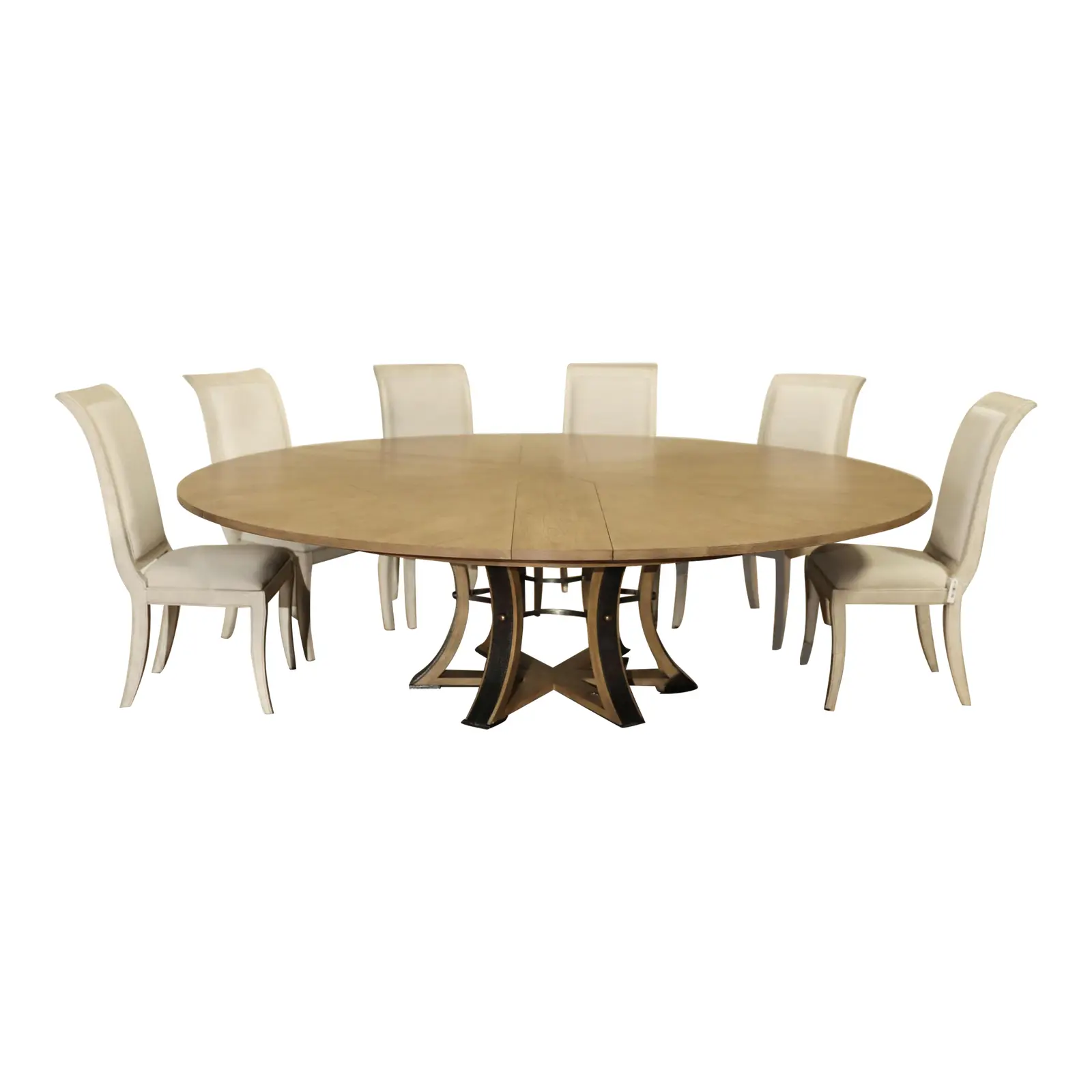 MESA DE JANTAR REDONDA EXTENSÍVEL PREMIUM – ELEGÂNCIA, MAIS LUGARES E DESIGN INTELIGENTE PARA RECEBER COM ESTILO