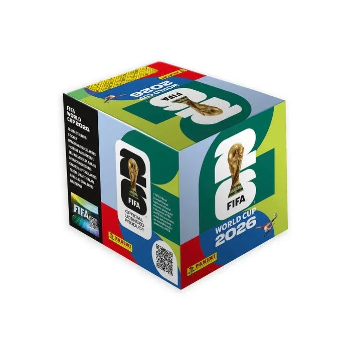 Caixa de 50 saquetas - Mundial de futebol 2026